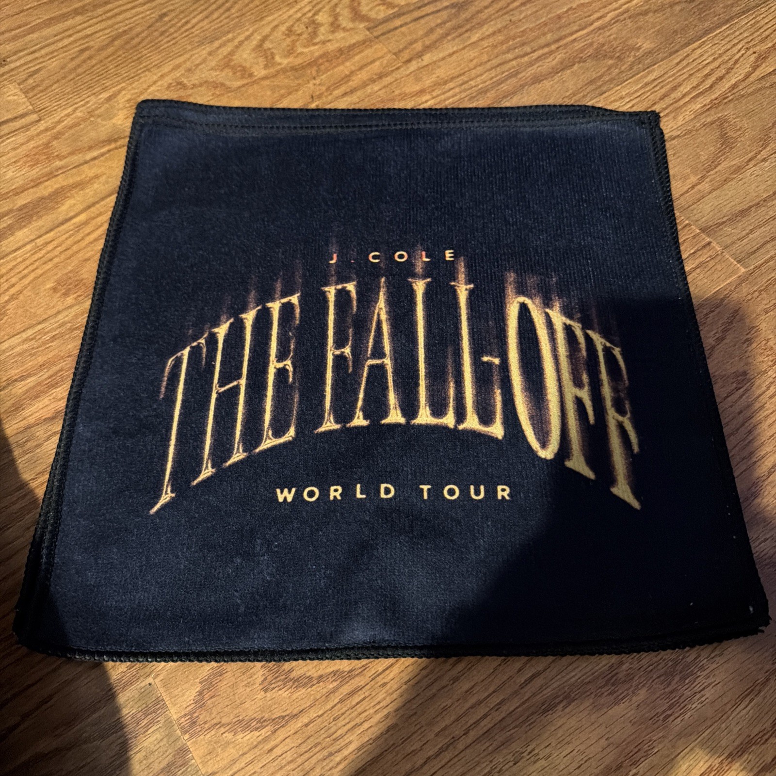 New J. Cole The Fall-Off World Tour 2026 Exclusive Black VIP Towel New J. Cole The Fall-Off World Tour 2026 Exclusive Black VIP Towel