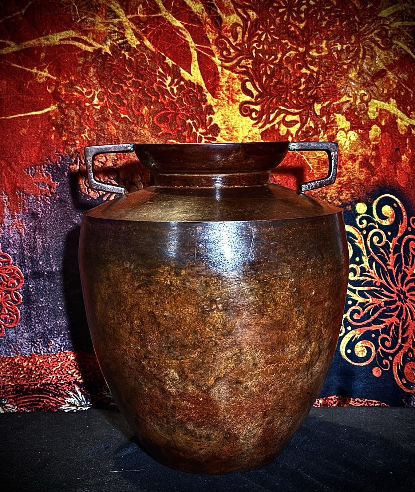Antique Indian Copper Lota Vessel 8\