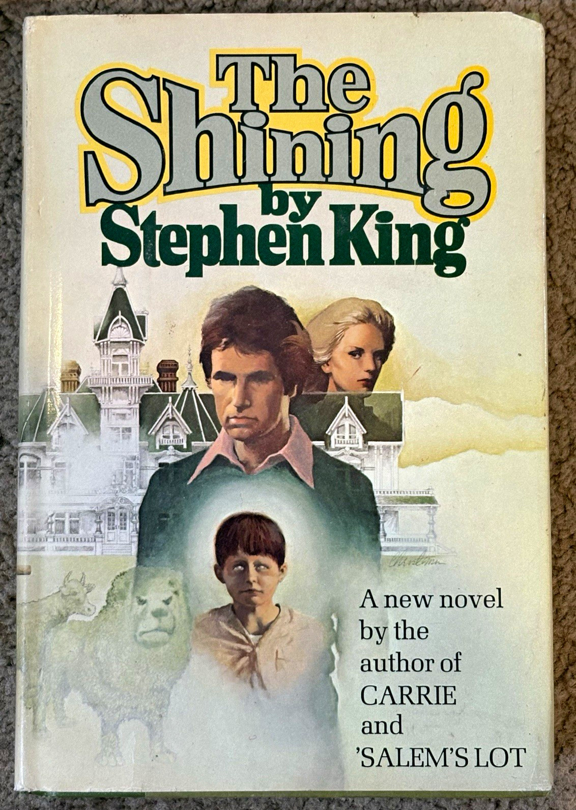 The Shining Stephen King HC Book Club Ed Doubleday 1977 DJ Horror