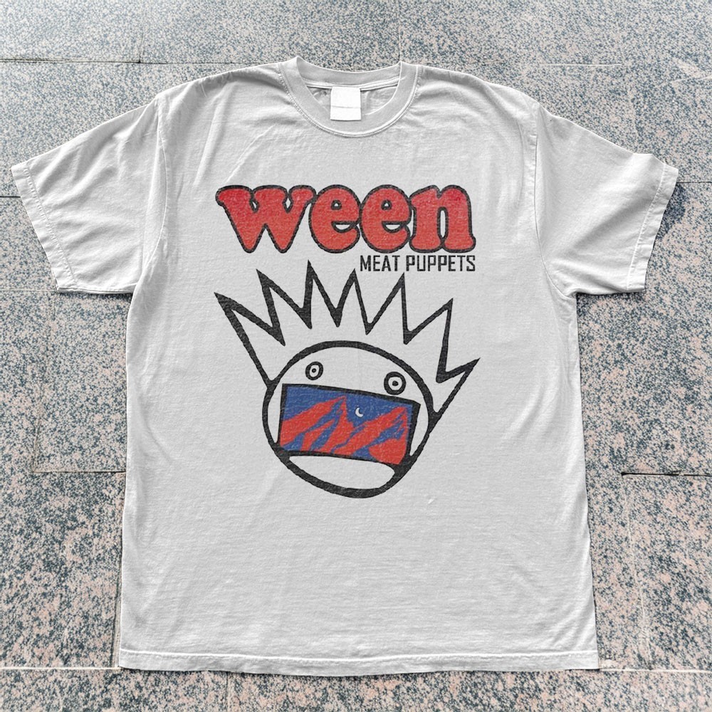 Ween Meat Puppets Unisex White Cotton T-shirt S-5XL Ween Meat Puppets Unisex White Cotton T-shirt S-5XL