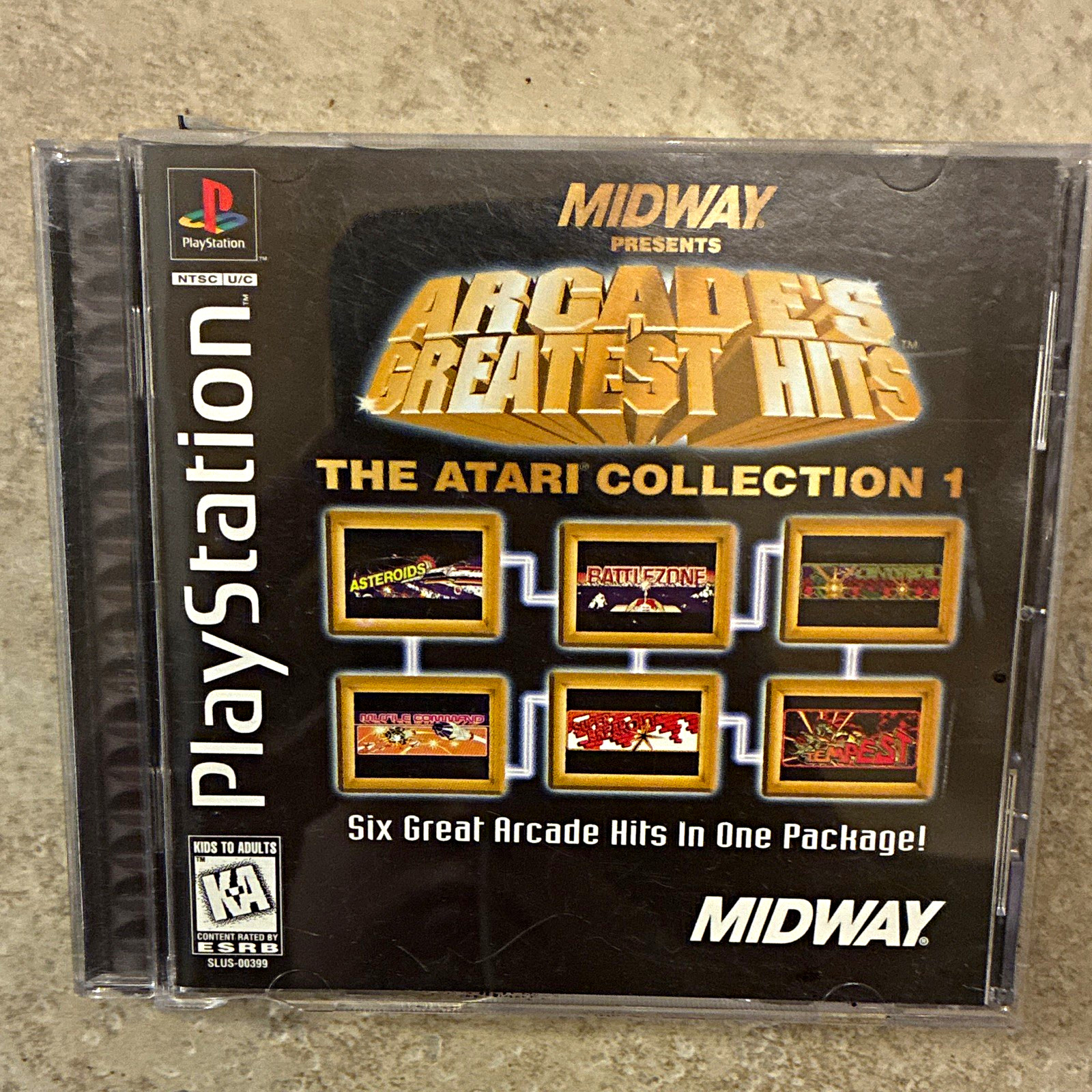 Midway Arcade\'s Greatest Hits Atari Collection 1 PS1 NTSC-U/C KA