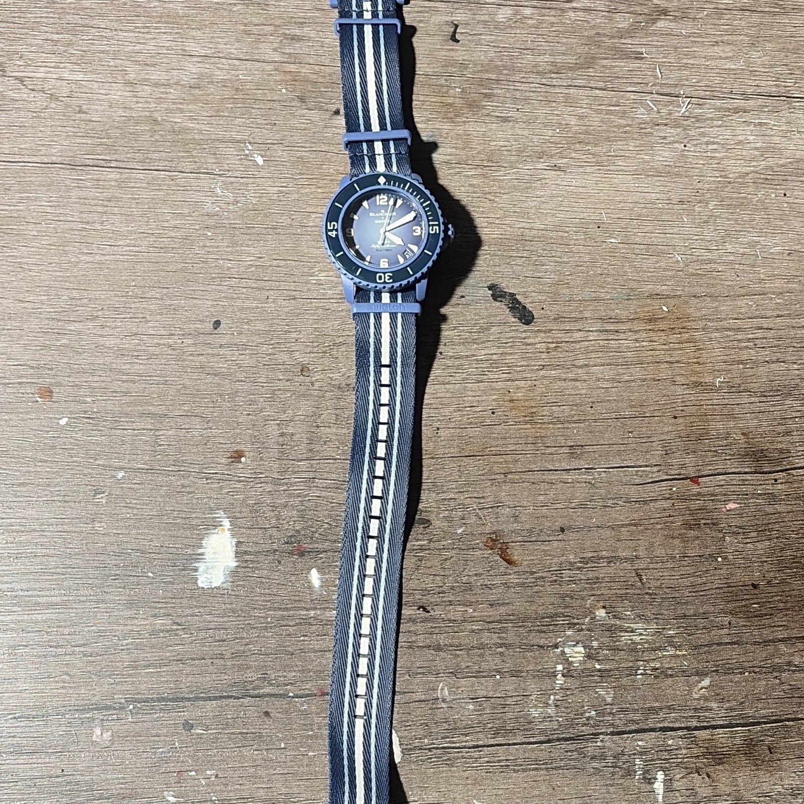 Swatch x Blancpain Fifty Fathoms Atlantic Ocean 42.3mm Blue