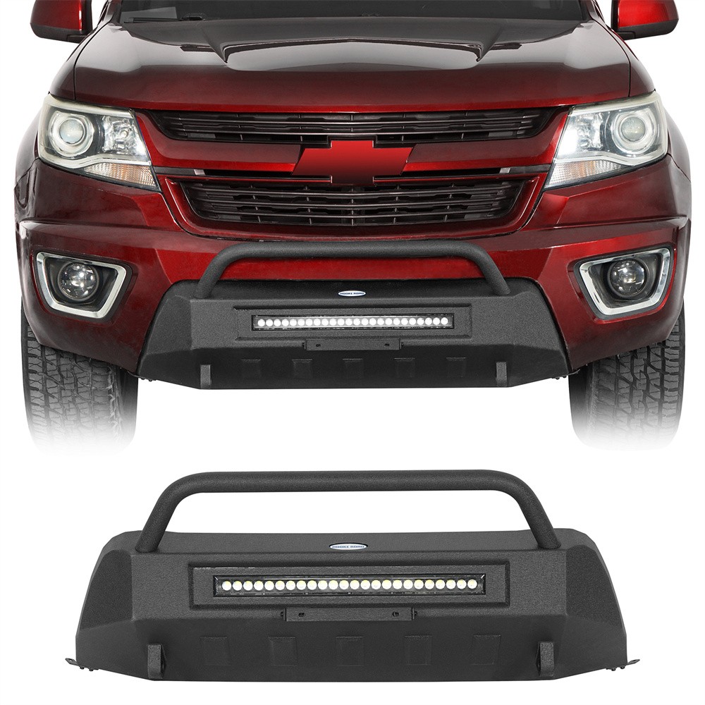 Off-Road Steel Front Bumper or Rear Bumper w/ Light for 2015-2020 Chevy Colorado Off-Road Steel Front Bumper or Rear Bumper w/ Light for 2015-2020 Chevy Colorado