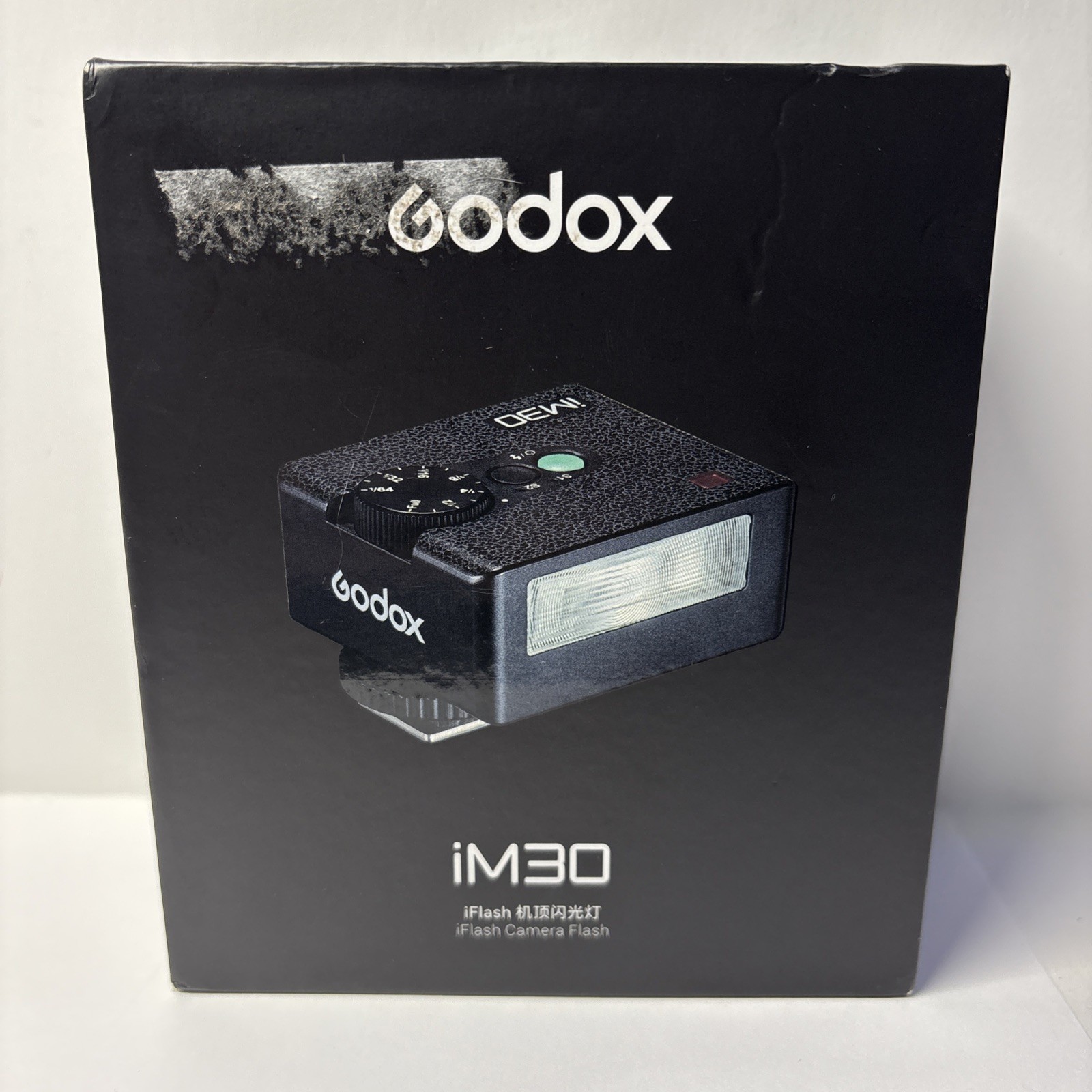 Godox iM30 - Mini Hot Shoe Flash - Black - New Open Box