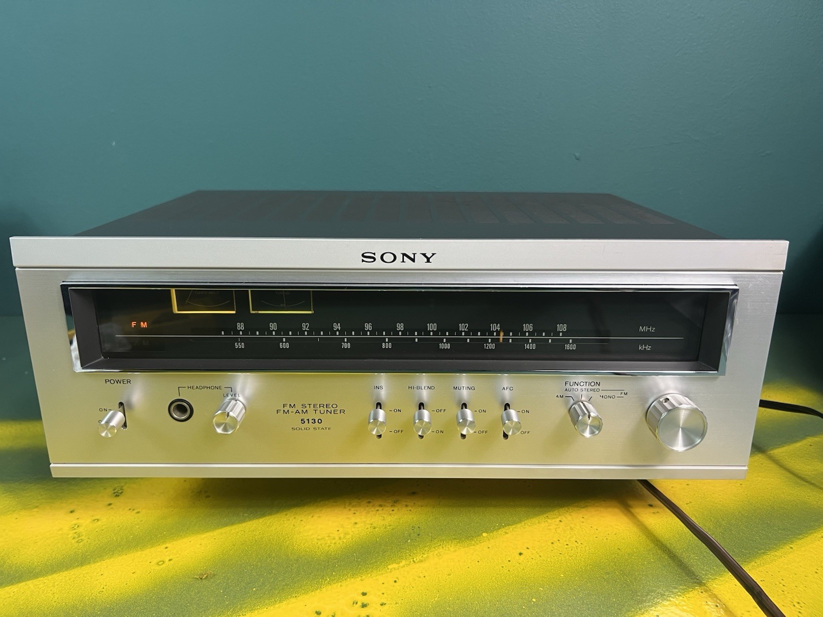 Sony ST-5130 Vintage FM Stereo FM/AM Tuner Audiophile Classic Fully Functional Sony ST-5130 Vintage FM Stereo FM/AM Tuner Audiophile Classic Fully Functional