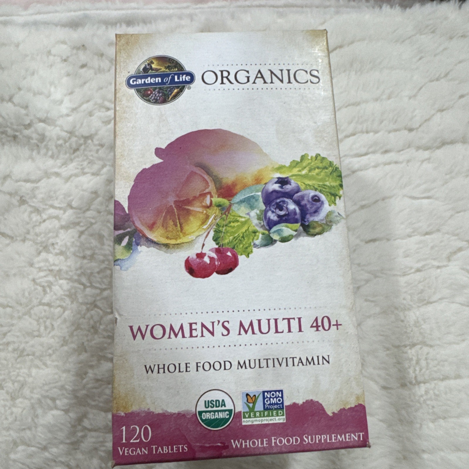 Garden of Life Women\'s 40+ Multivitamin Tablets - 120 Count Exp 12/26