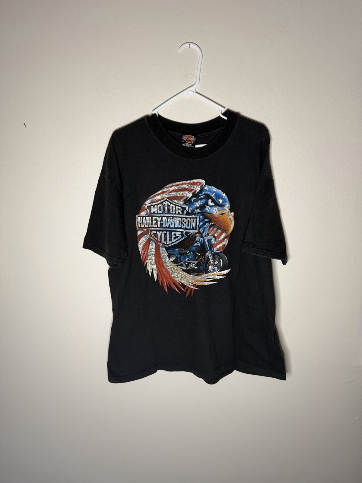 RARE Vintage 90s Harley Davidson American Eagle Staff Tshirt RARE Vintage 90s Harley Davidson American Eagle Staff Tshirt