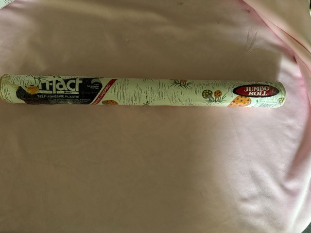 VTG Merry Mushroom JUMBO ROLL 8 YARDS Contact Paper 1970s NEW OLD STOCK H12 VTG Merry Mushroom JUMBO ROLL 8 YARDS Contact Paper 1970s NEW OLD STOCK H12