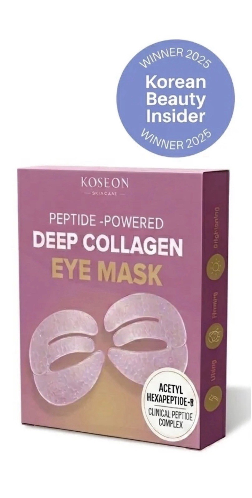 Koseon Peptide Powered Deep Collagen Eye Mask 4 Sheets Korean Cosmetics