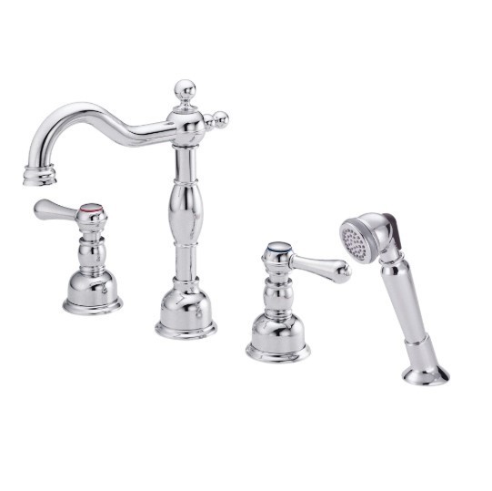 Danze D306757 Roman Tub Faucet with Soft Touch Personal Shower Chrome w/D215000B