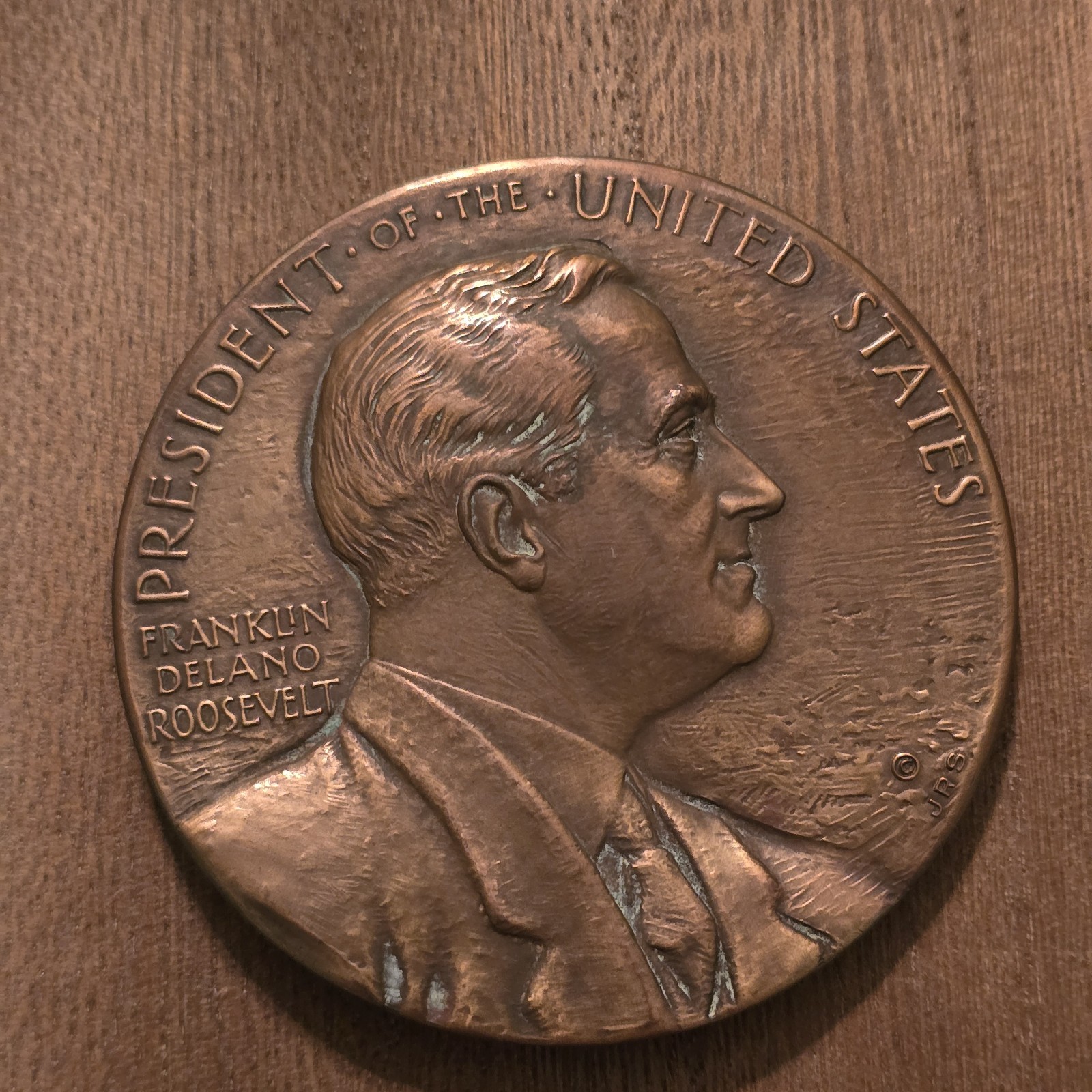 Rare US Mint Presidential Bronze Medal Franklin D. Roosevelt 3\