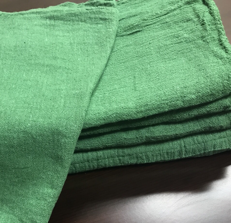 500 new great mechanics shop rags towels green jumbo 13\