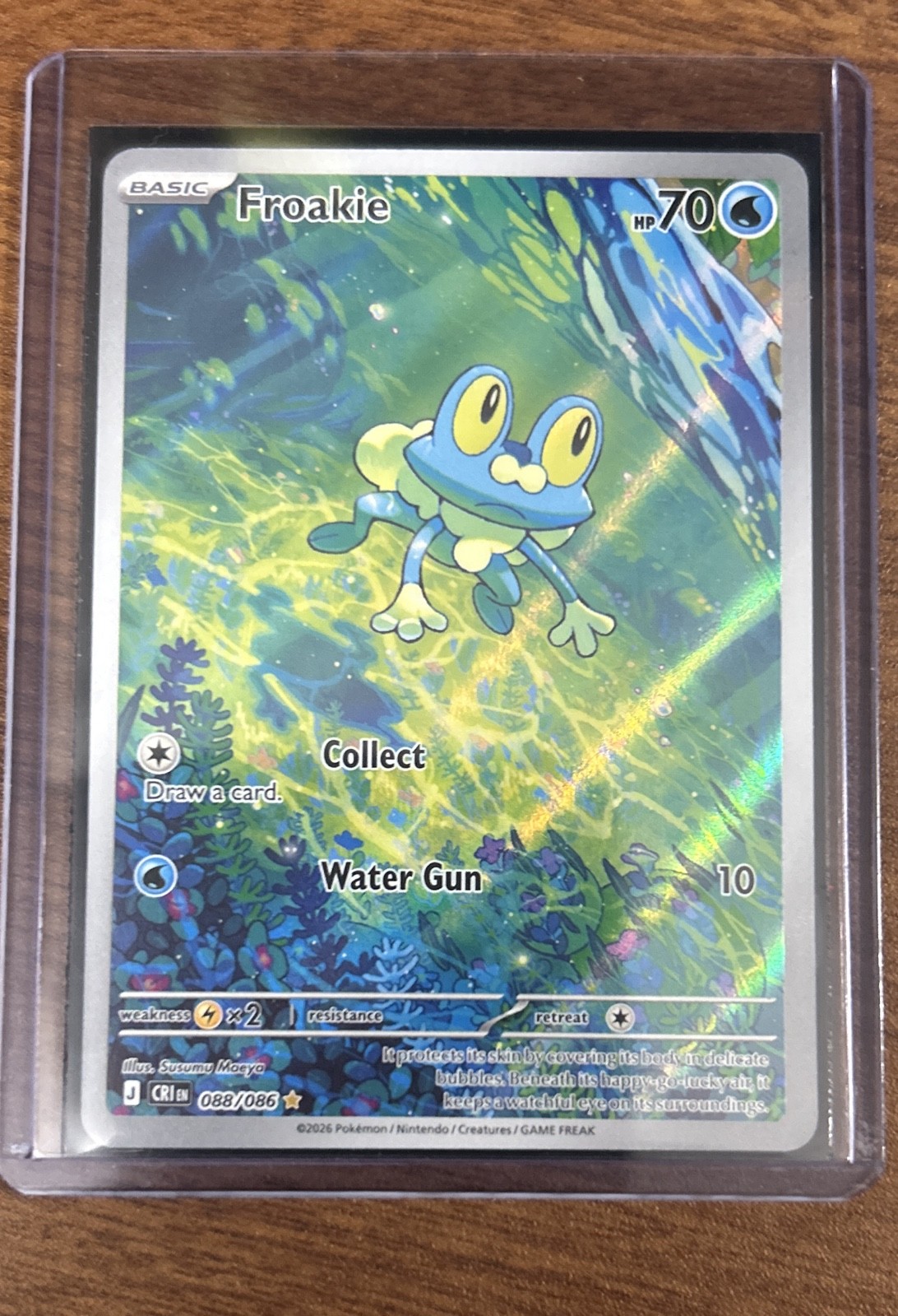 Froakie 088/086 Me04: Chaos Rising Holo Froakie 088/086 Me04: Chaos Rising Holo