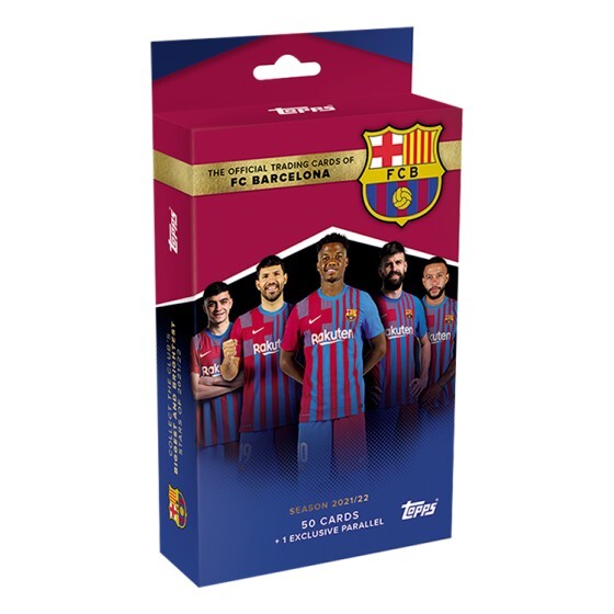 Topps 2021-22 FC Barcelona Official Team Set Factory Sealed box Topps 2021-22 FC Barcelona Official Team Set Factory Sealed box