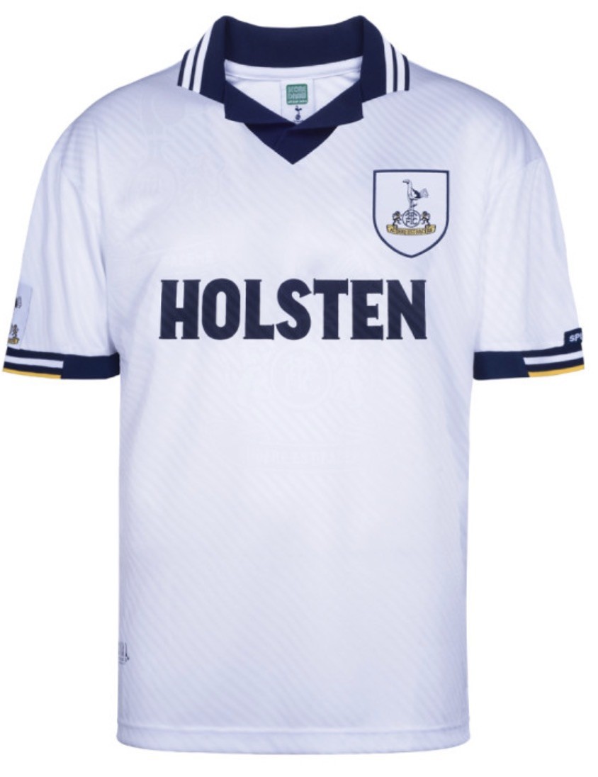 Tottenham Hotspur 1994-95 Score Draw Home Shirt Retro Mens Size XL - Brand New Tottenham Hotspur 1994-95 Score Draw Home Shirt Retro Mens Size XL - Brand New