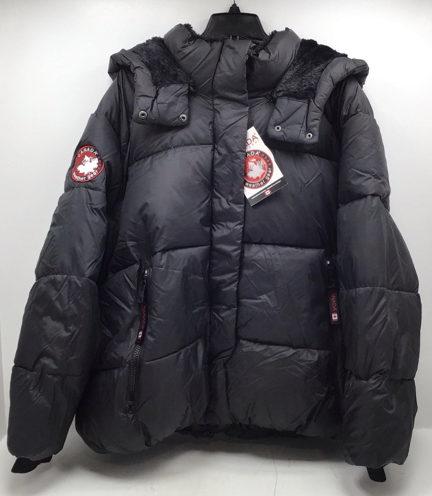 Canada Weathergear Women’s Winter Puffer Coat In Black Size 3X