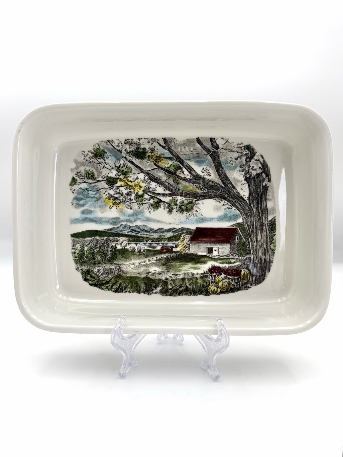 Johnson Bros Friendly Village (England) -Rectangle Baker/ Lasagna, 11\