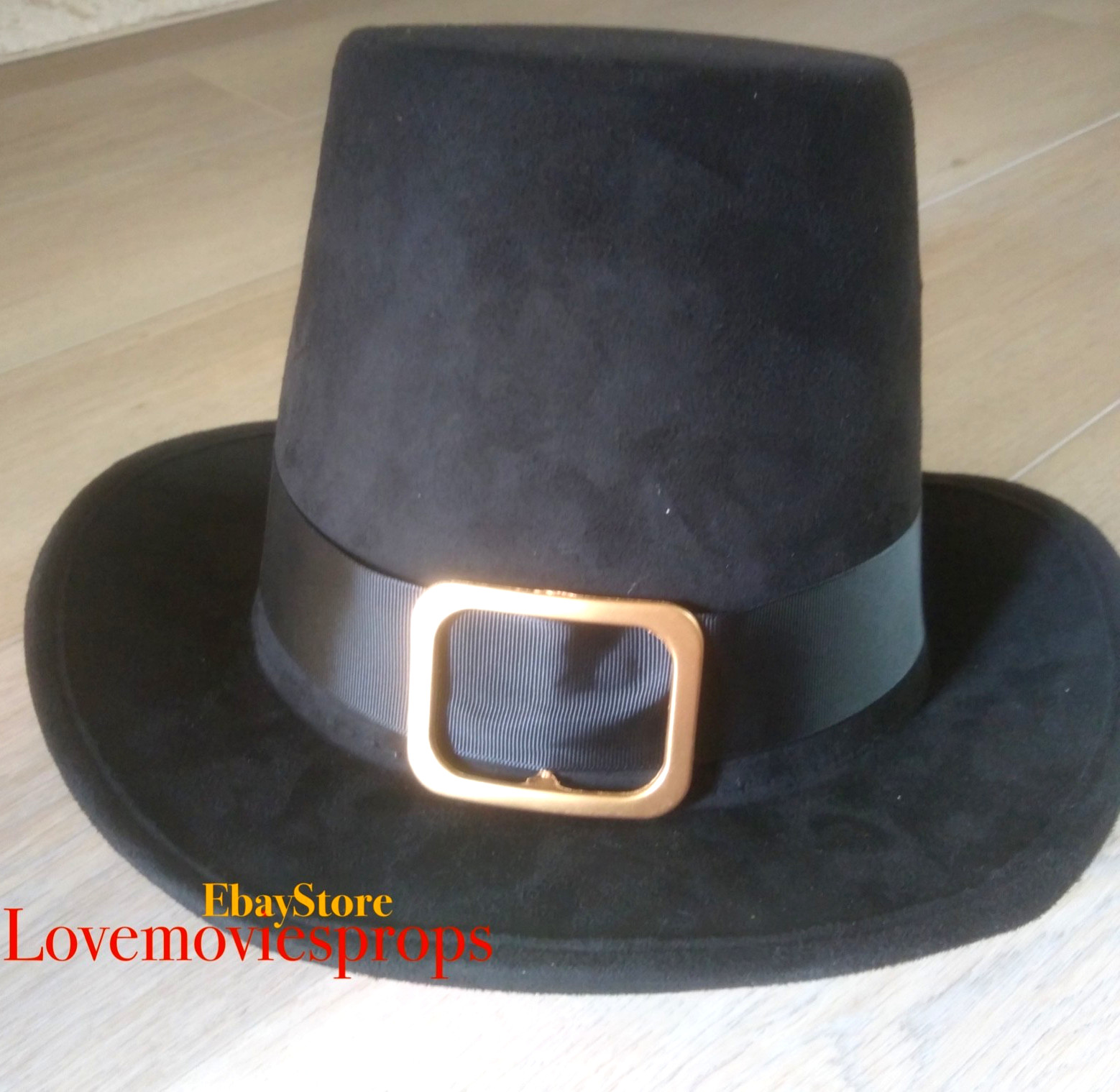 Thanksgiving Pilgrim Hat Screen Worn Prop Horror Movie Costume Cult Slasher Rare Thanksgiving Pilgrim Hat Screen Worn Prop Horror Movie Costume Cult Slasher Rare