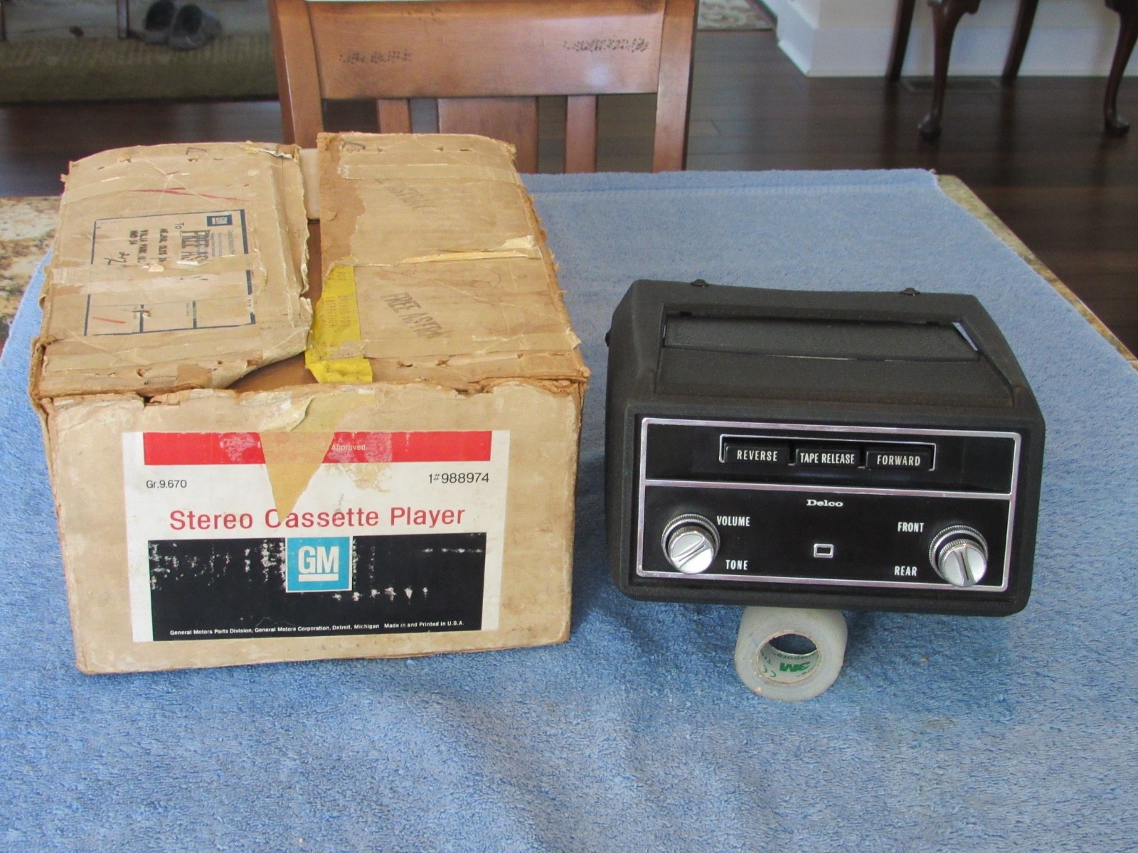 NOS 1971 1972 GM Cassette Player  Olds 442 Hurst Pontiac GTO Judge Firebird T/A