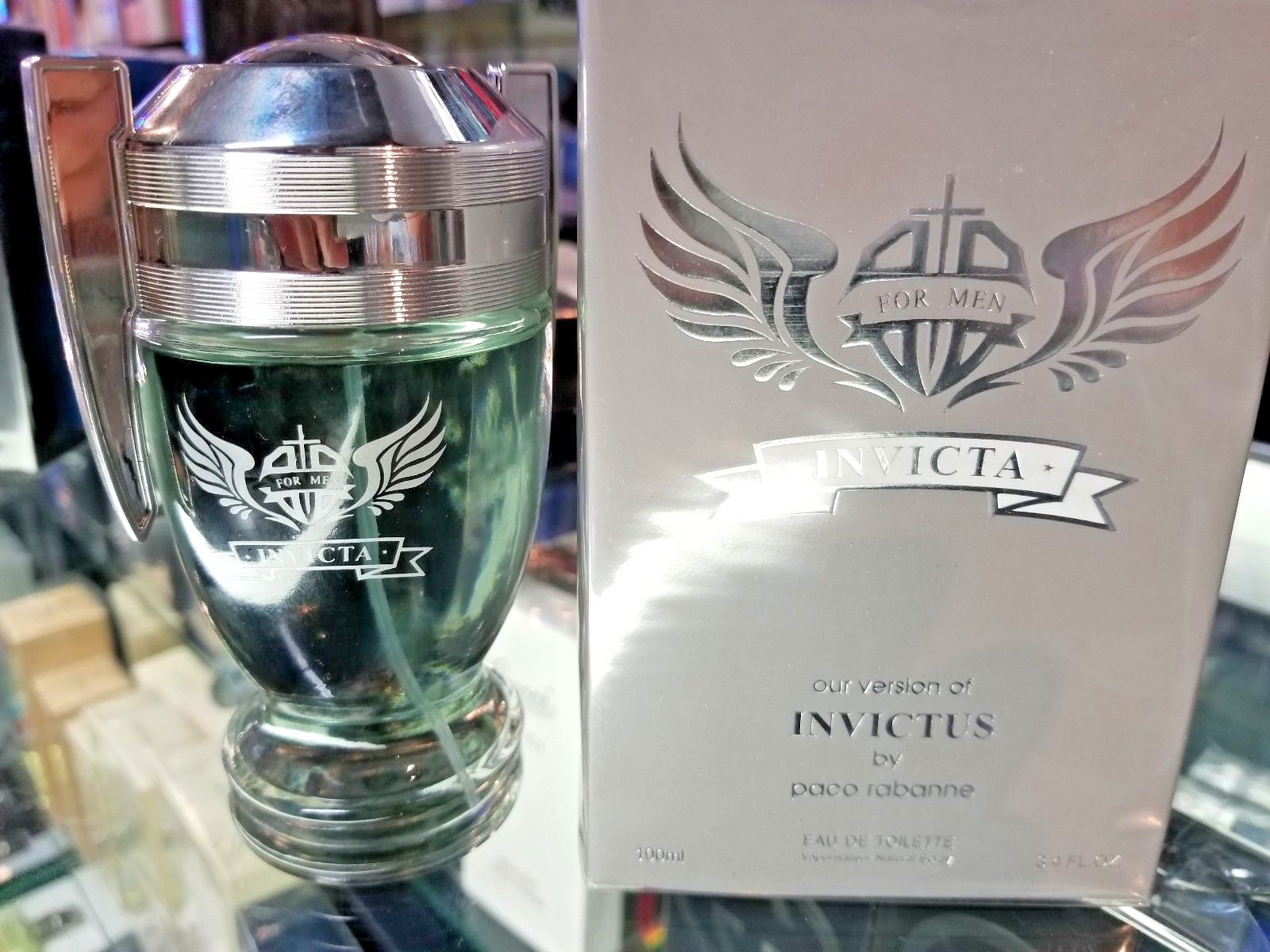 INVICTA for Men by Secret Plus Eau de Toilette EDT 3.4 3.3oz 100ml NEW IN BOX