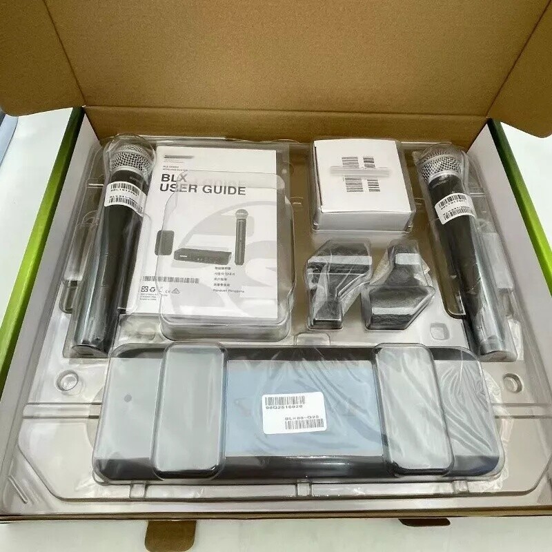 For BLX288/PG58 With 2 Microphone Handheld Wireless Microphone System Come