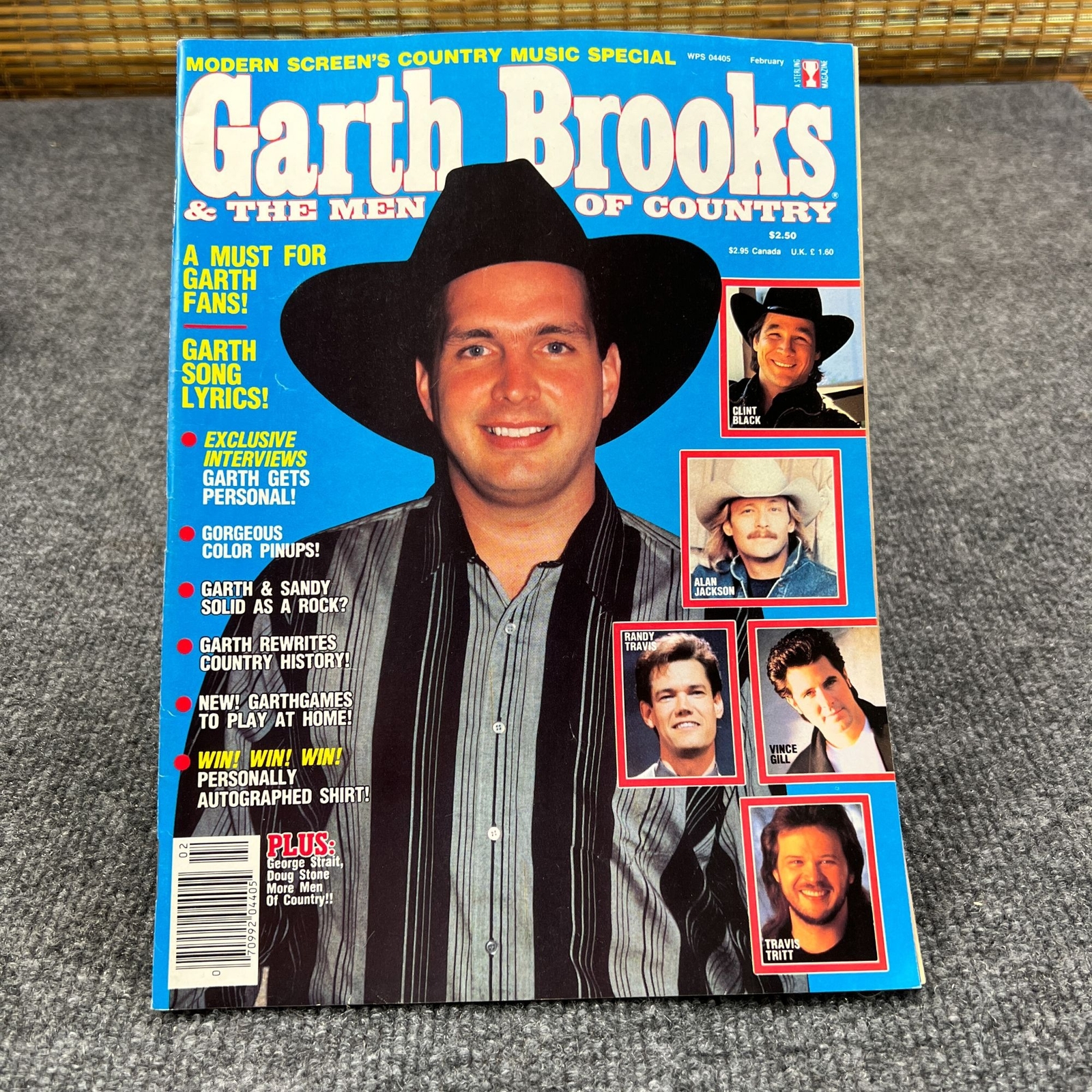 Modern Screen Garth Brooks and the Men of Country Magazine February 1992