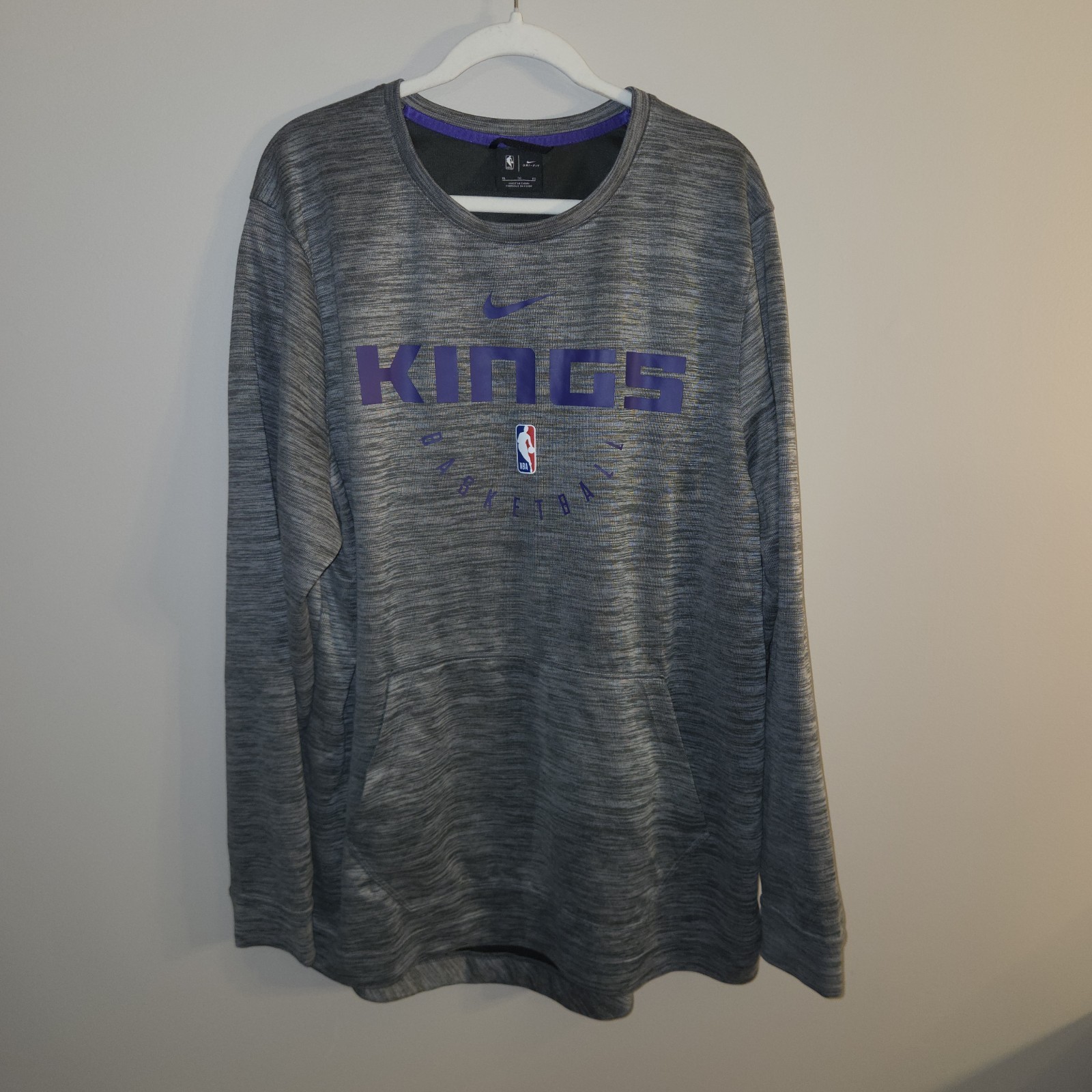 Nike Sacramento Kings NBA Sweatshirt Men's Size (XL) Team Issue Crewneck Unisex