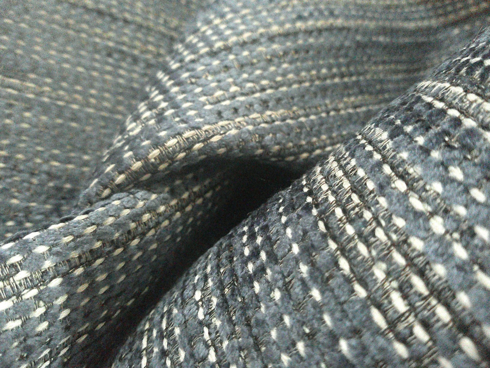 Woven Chenille Blues/Black/ Gray/White Designtex \ Woven Chenille Blues/Black/ Gray/White Designtex \