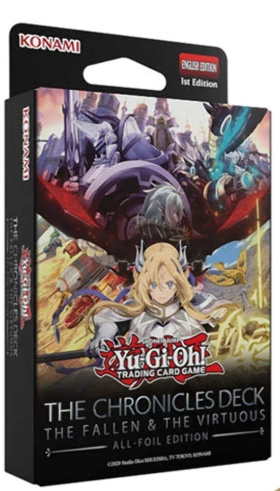 YUGIOH THE CHRONICLES DECK THE FALLEN and THE VIRTUOUS English Version Sealed YUGIOH THE CHRONICLES DECK THE FALLEN and THE VIRTUOUS English Version Sealed