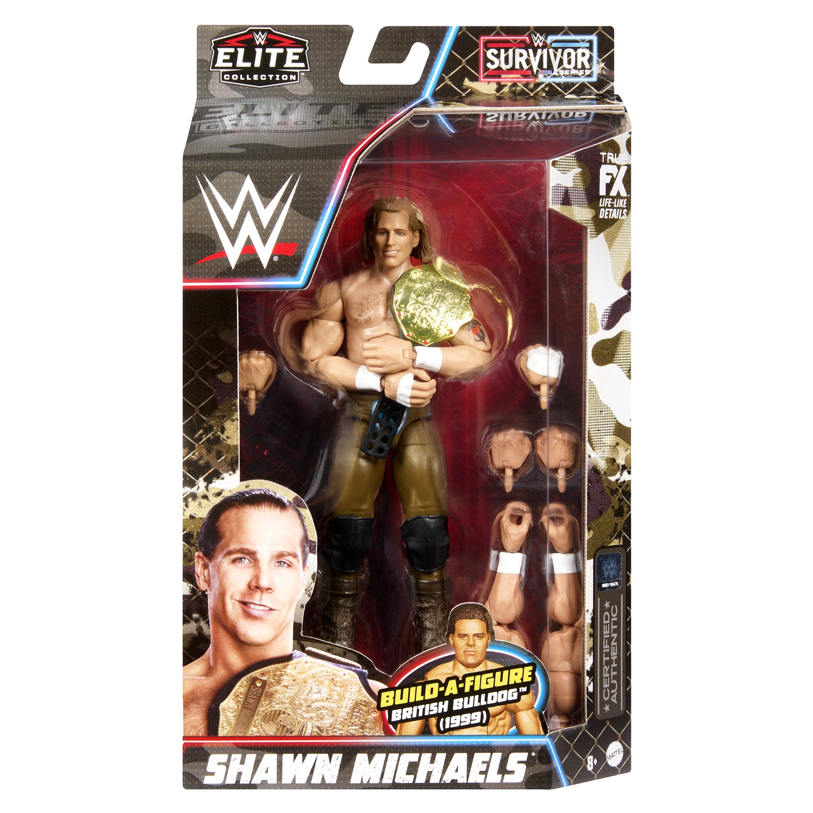 Shawn Michaels (Brown Tights) - WWE Elite Survivor Series 2023 Figure Shawn Michaels (Brown Tights) - WWE Elite Survivor Series 2023 Figure
