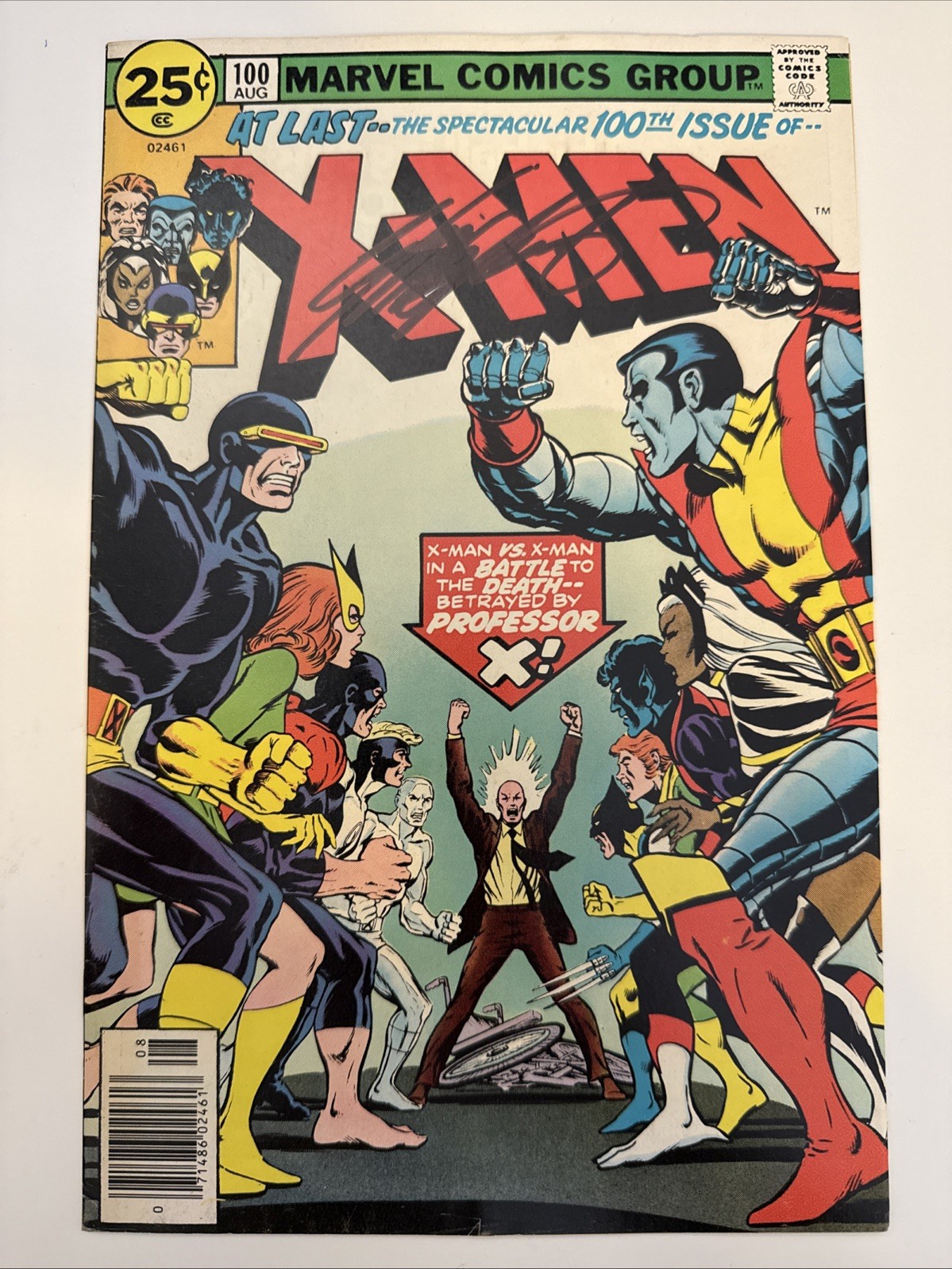 The X-Men #100 (Marvel 1976) 🔑 KEY ISSUE 🔥 SIGNED CLAREMONT 🔥HIGH GRADE The X-Men #100 (Marvel 1976) 🔑 KEY ISSUE 🔥 SIGNED CLAREMONT 🔥HIGH GRADE
