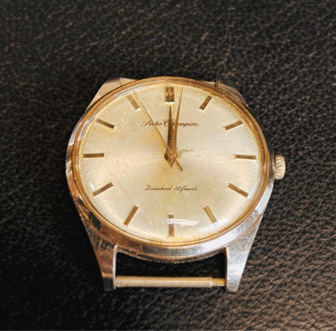 1960s Seiko Champion 19 Jewels Manual Wind Watch Body