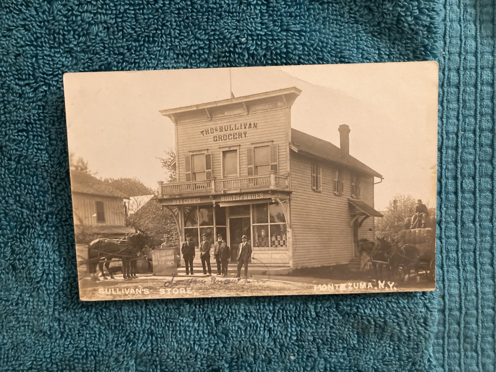 RPPC Sullivan's Grocery Store Montezuma New York Photo Posted 1910 W/Message RPPC Sullivan's Grocery Store Montezuma New York Photo Posted 1910 W/Message