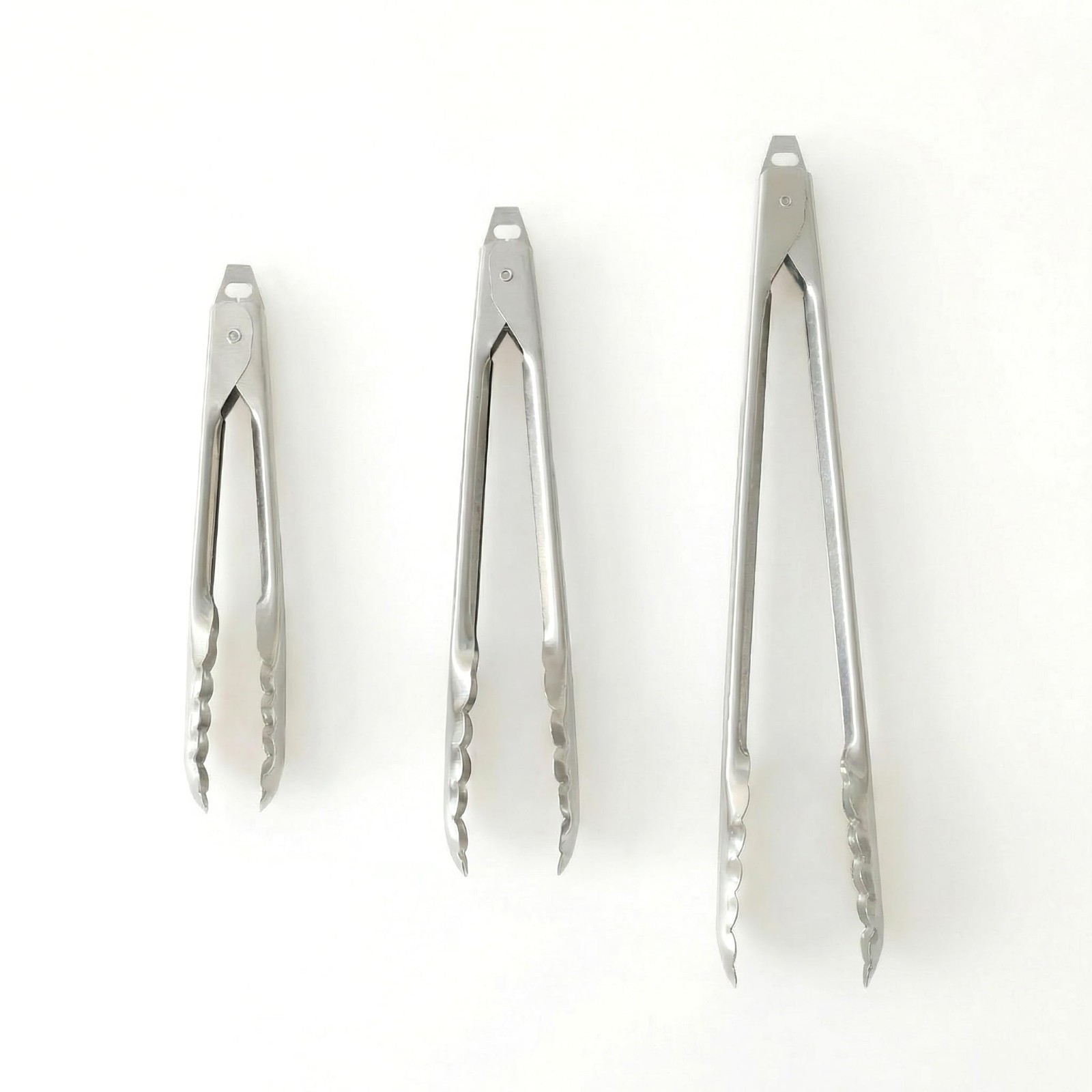 3-Pack Stainless Steel Tongs Set (7\