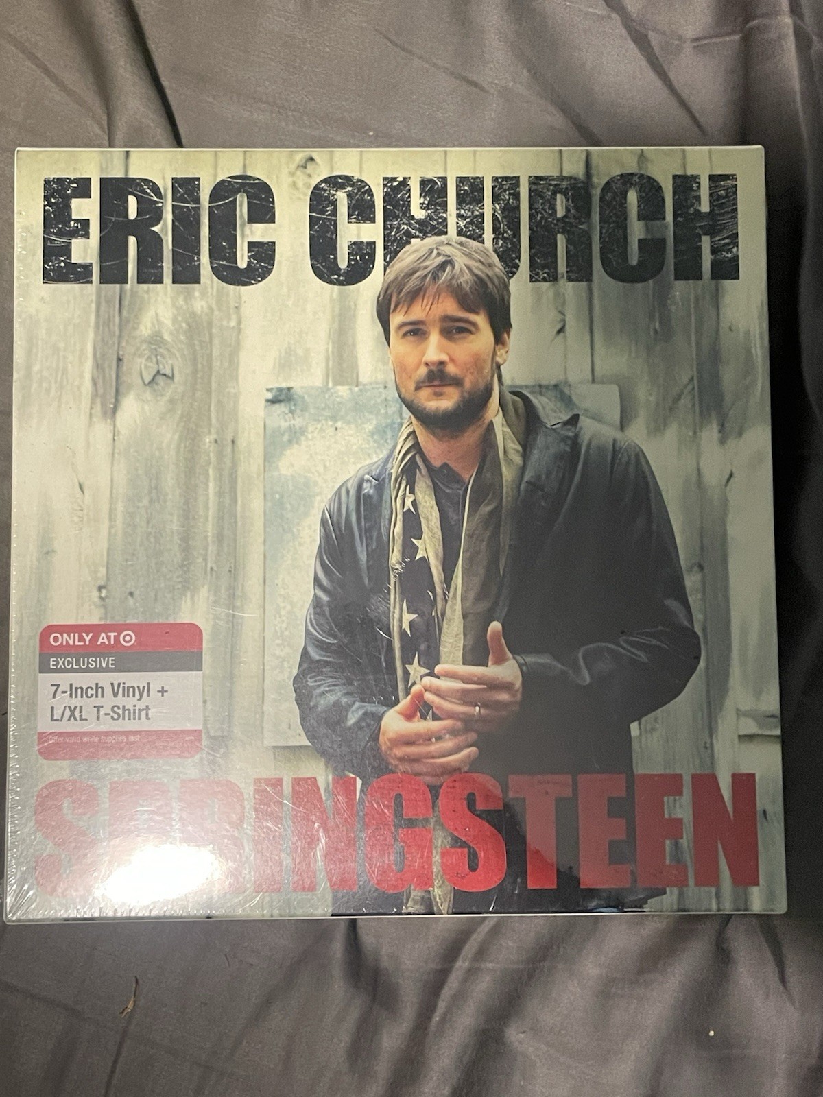 Eric Church Springsteen Vinyl/Shirt: Target Exclusive RARE Eric Church Springsteen Vinyl/Shirt: Target Exclusive RARE