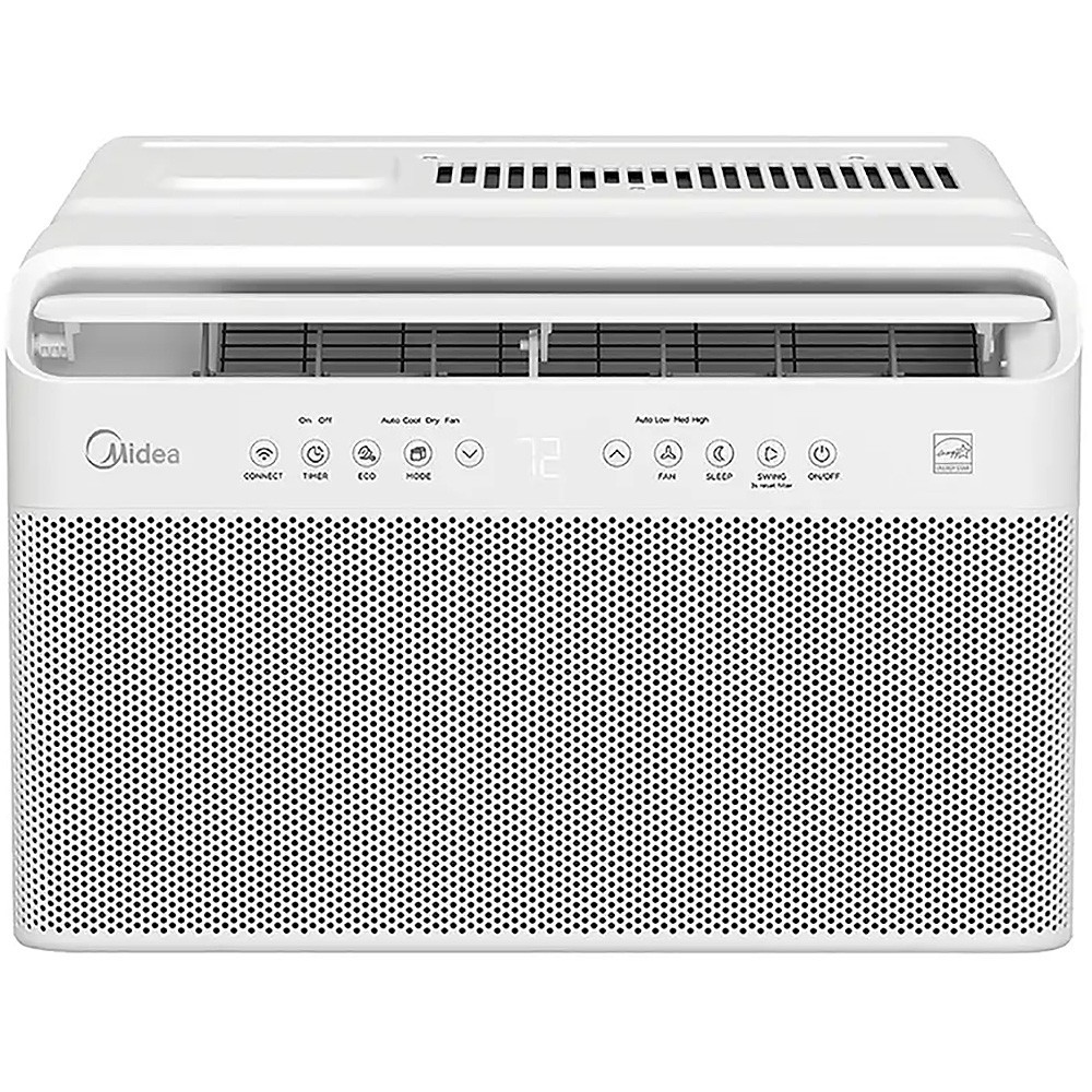 Midea 10,000 BTU U-Shaped Window AC Inverter 450 Sq Ft MAW10V1QWT