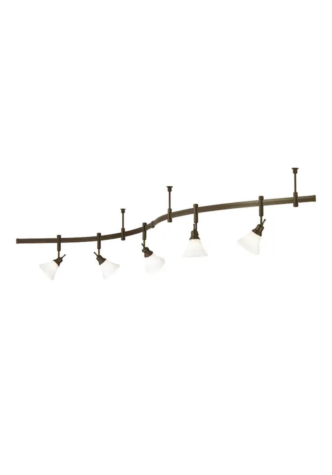 Tiella Tech Lighting 800RAL5CWZ Casual Rail Kit 5-Light Antique Bronze NOS