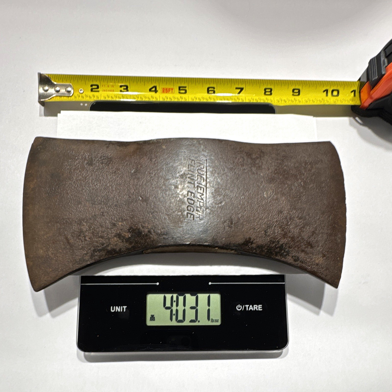 Vintage True Temper Flint Edge Kelly Works Double Bit Axe Head 3.5 lbs. Vintage True Temper Flint Edge Kelly Works Double Bit Axe Head 3.5 lbs.