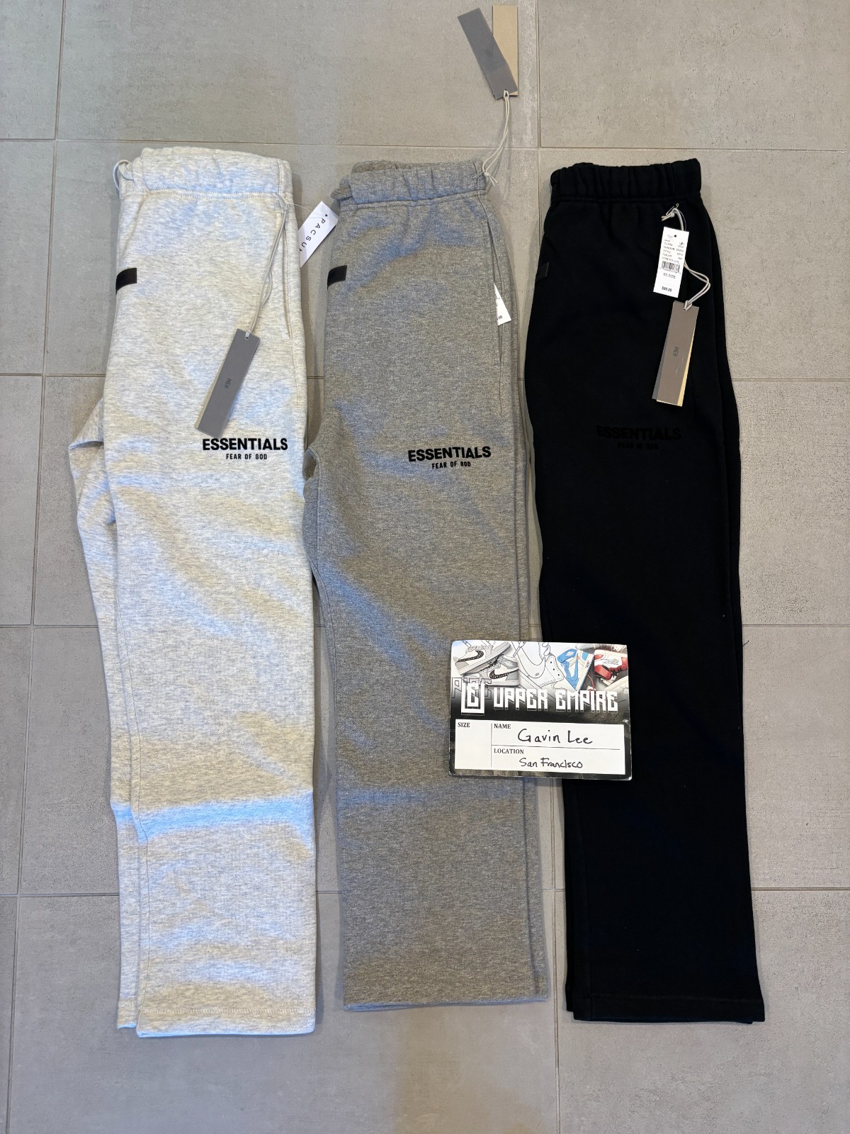 NEW Fear of God Essentials Sweatpants Men's XS-XL 