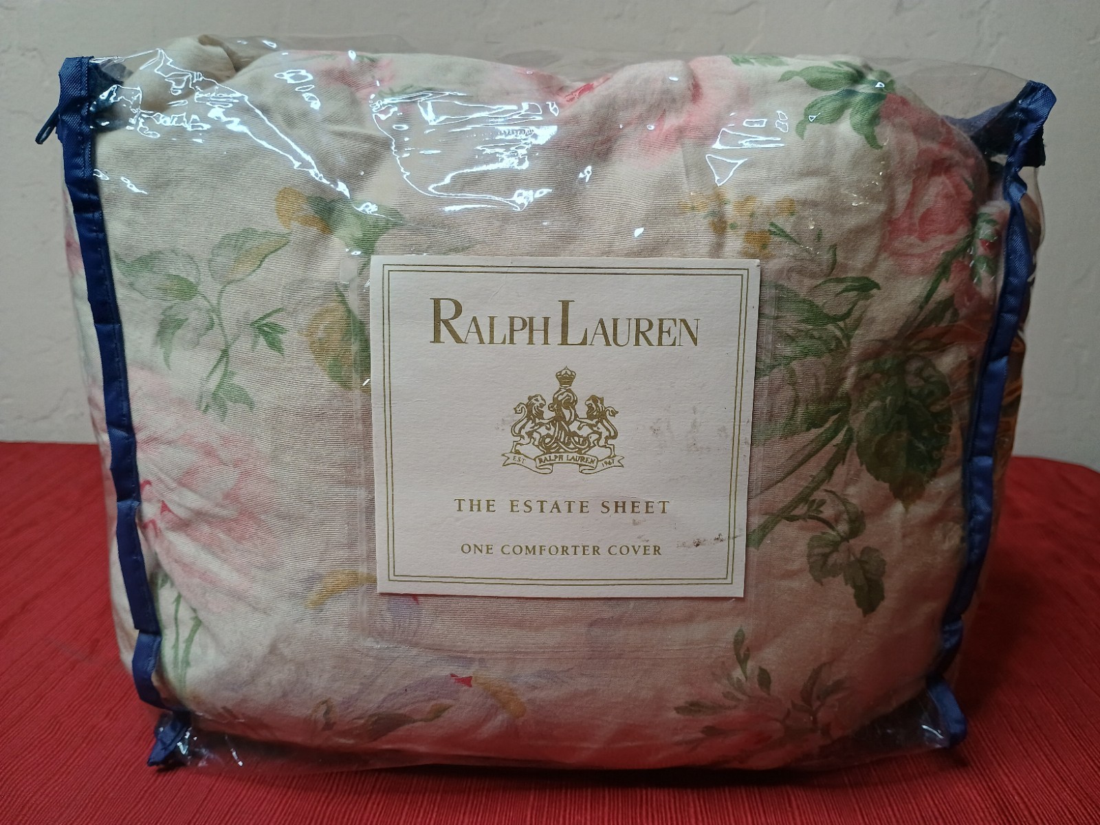 Vintage RARE - Ralph Lauren The Estate Sheet King Floral Comforter Cover Vintage RARE - Ralph Lauren The Estate Sheet King Floral Comforter Cover