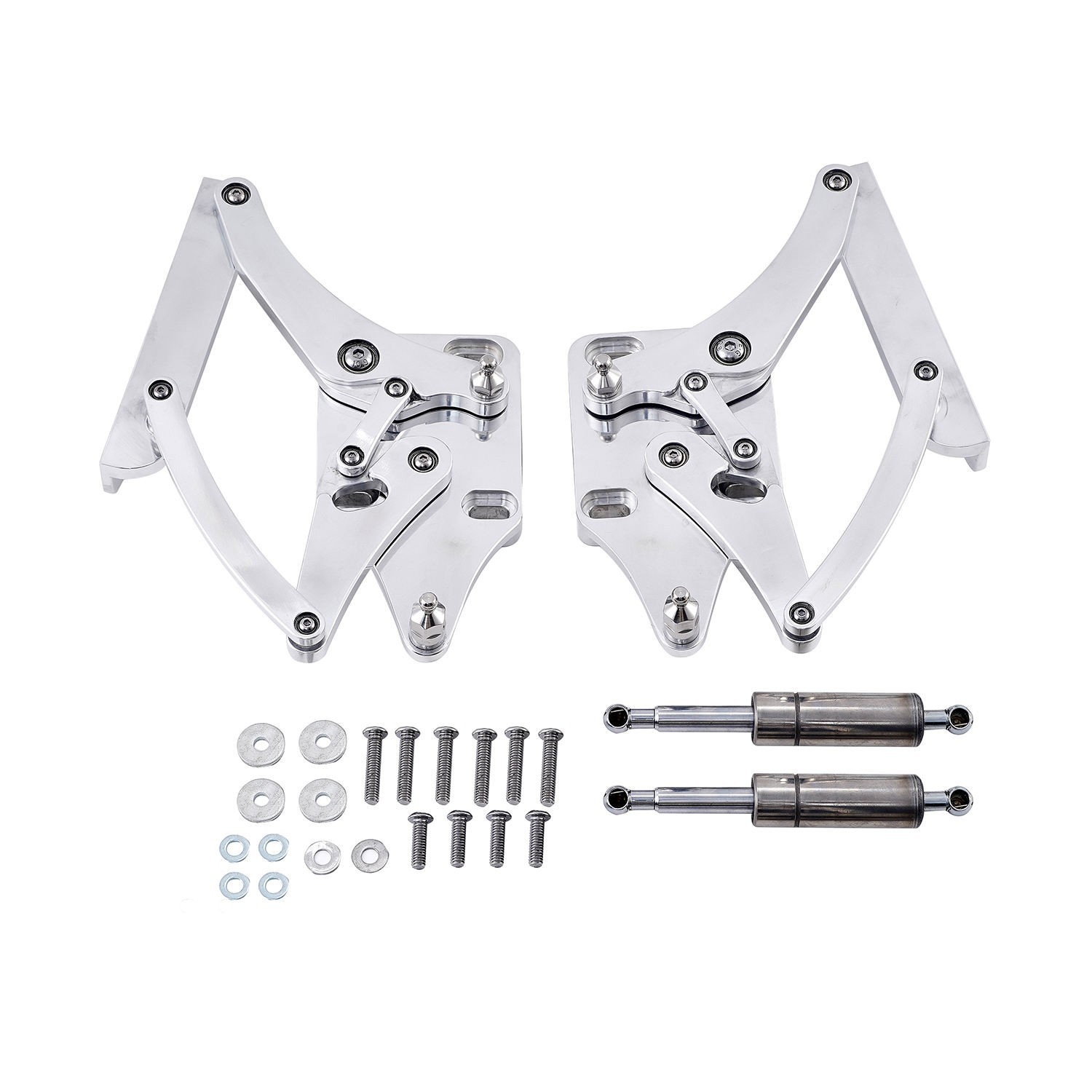 For 1964-66 Mustang, 1964-65 Falcon/Comet Billet Aluminum Hood Hinges Pair
