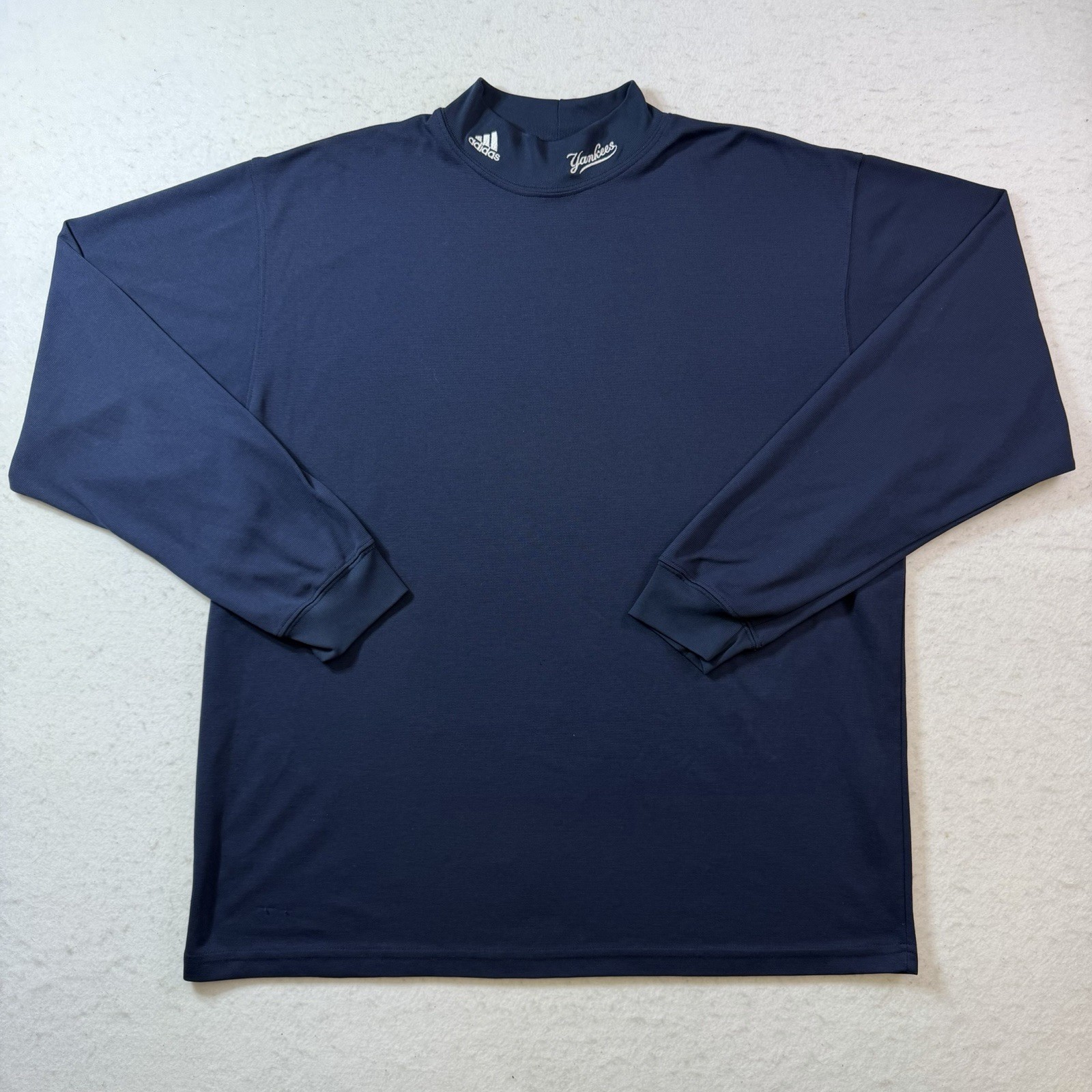 New York Yankees Mock Neck Turtleneck Adidas MLB Official Vintage Size 2XL 90s New York Yankees Mock Neck Turtleneck Adidas MLB Official Vintage Size 2XL 90s