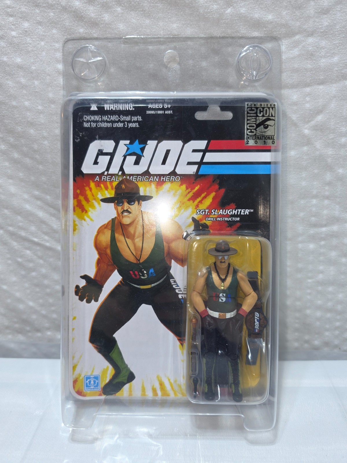GI Joe 2010 SDCC Exclusive Drill Instructor SGT. Slaughter NEW SEALED