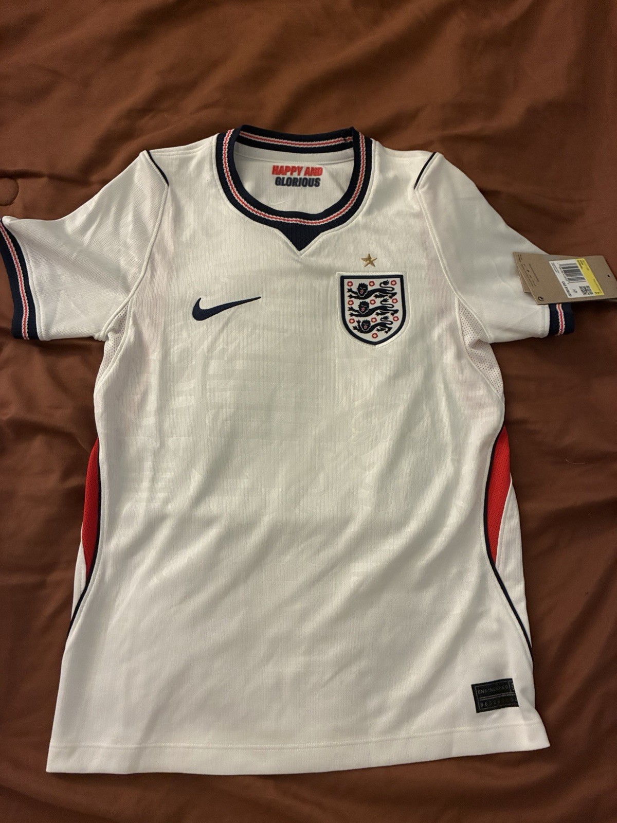 Nike England 2026 Home Soccer Jersey Kids