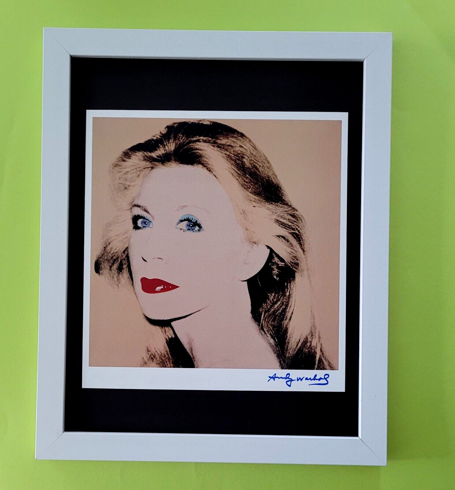 ANDY WARHOL + 1984 SIGNED + JOAN SCHNITZER + POP ART  MOUNTED & FRAMED BUY NOW