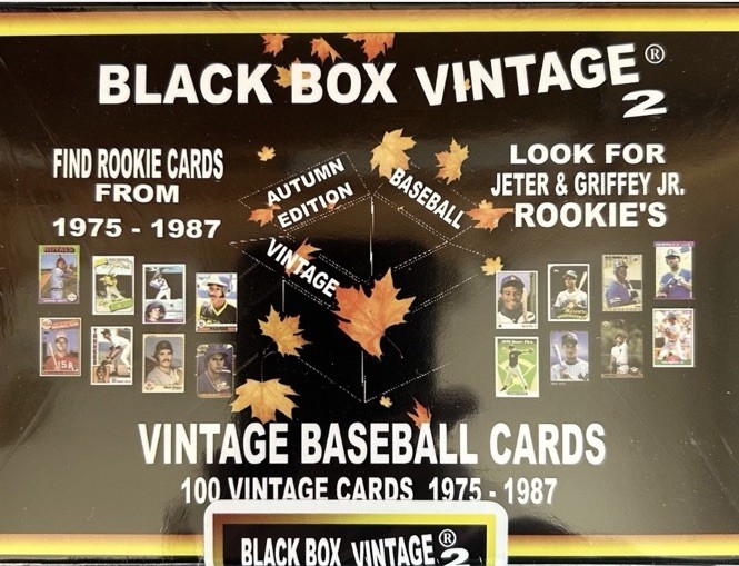 2025 BLACK BOX VINTAGE BOX 1975-'87 HOF Rookies & TOPPS MANTLE 1965, 1966, 1967