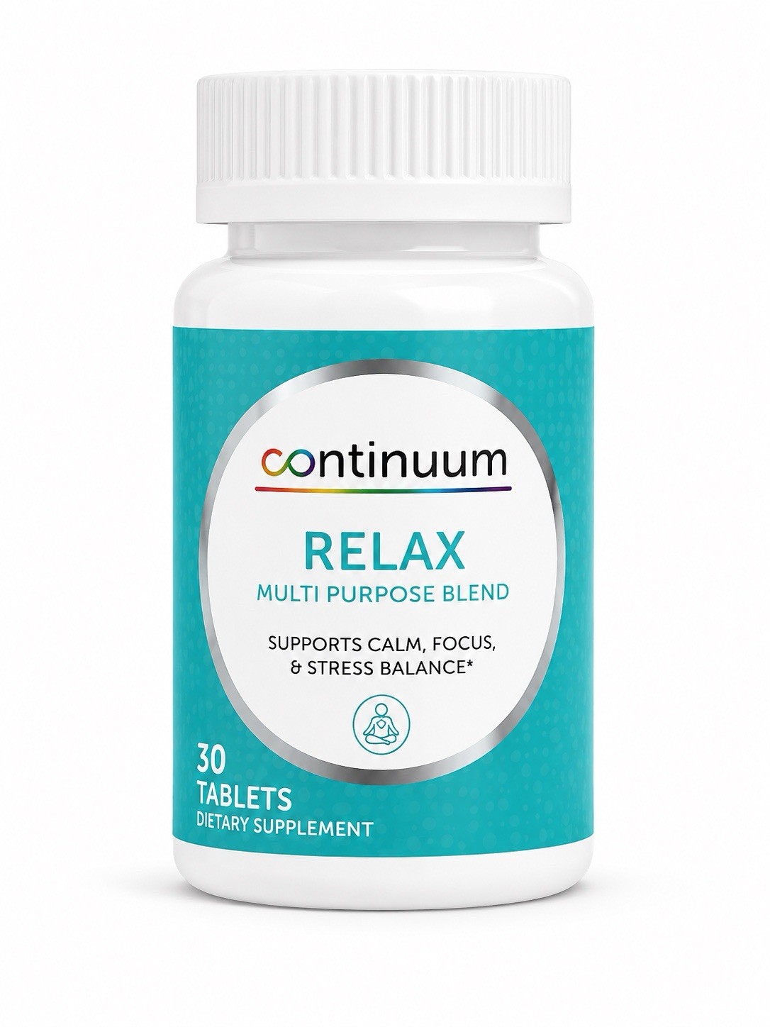 Continuum RELAX Multi-Purpose Dietary Supplement Supports Calm, Focus & Stress