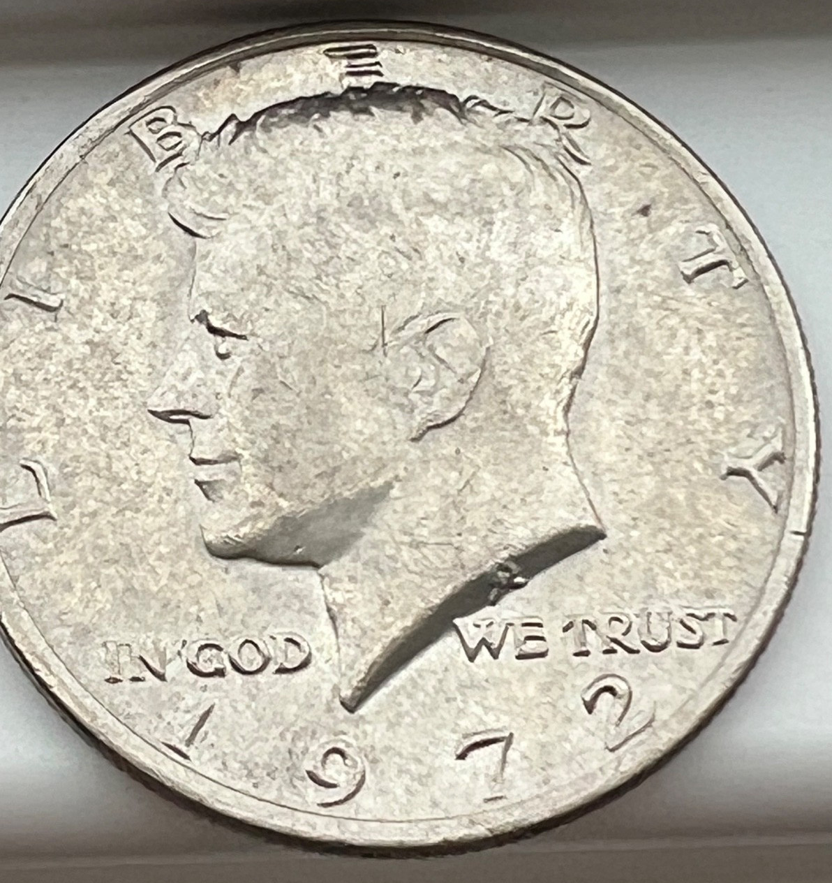 RARE 1972 Kennedy Half Dollar - No Mint Mark, Multi Errors