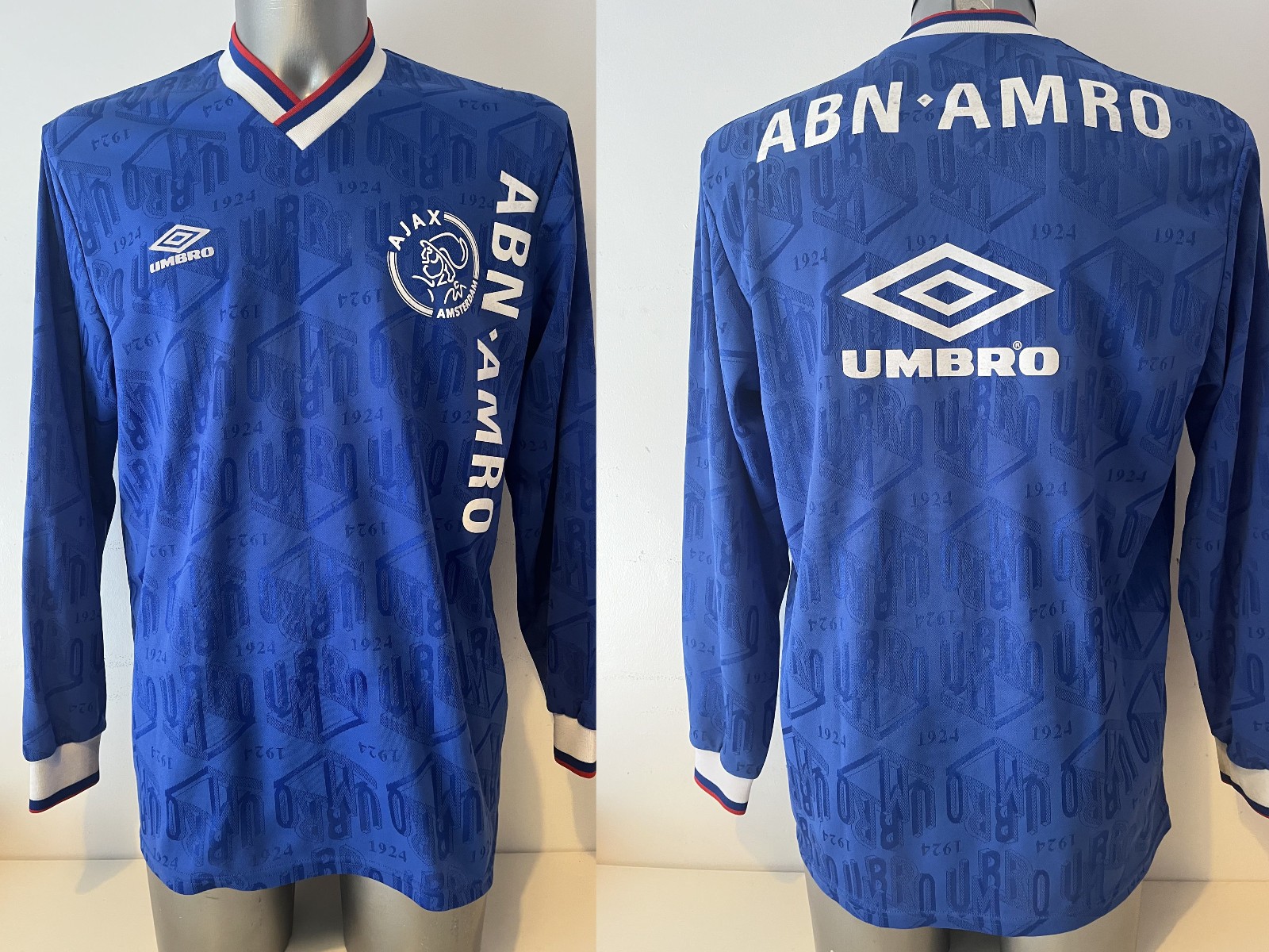 Ajax Training Shirt Jersey Umbro Top Adult Large Football Vintage 1990s Trikot