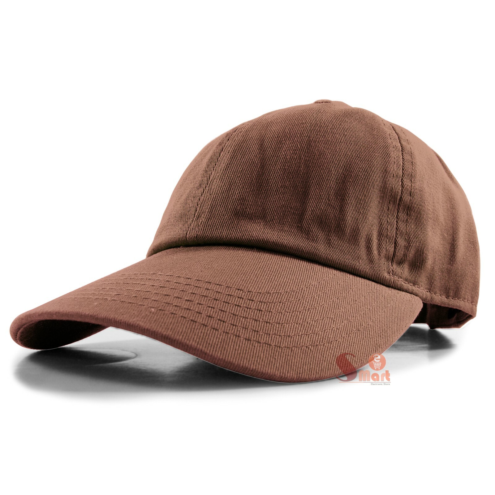 Plain Solid Polo Style Baseball Hat Washed Cotton Adjustable Cap Mens Womens